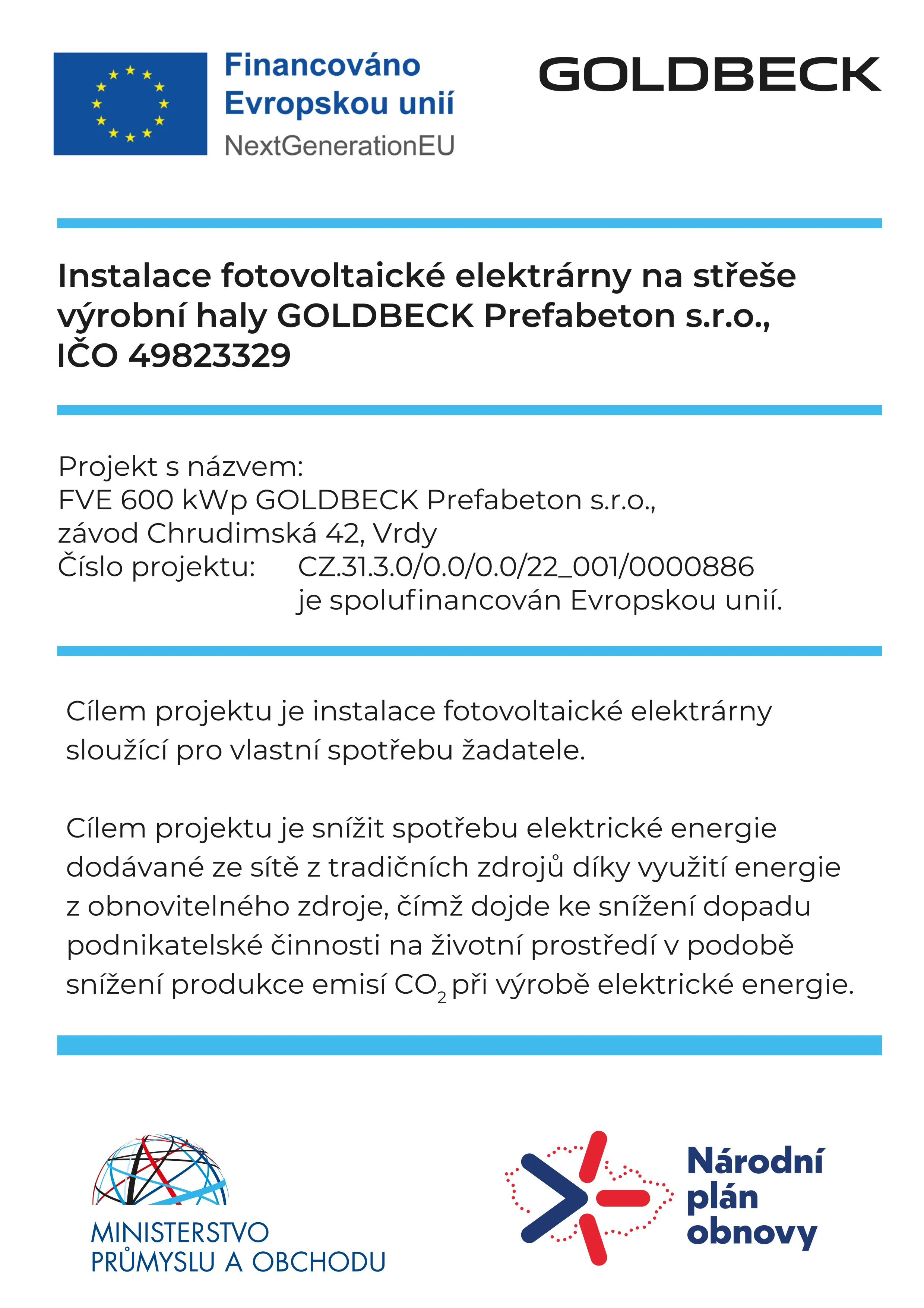 Fotovoltaická elektrárna Vrdy